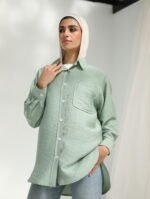 ⁦شميز كتان ياقوت⁩ - الصورة ⁦14⁩