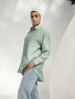 ⁦شميز كتان ياقوت⁩ - الصورة ⁦15⁩