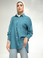 ⁦شميز كتان ياقوت⁩ - الصورة ⁦23⁩