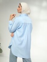 ⁦شميز كتان ياقوت⁩ - الصورة ⁦11⁩