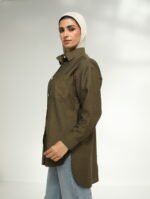 ⁦شميز كتان ياقوت⁩ - الصورة ⁦12⁩