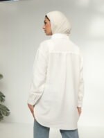 ⁦شميز كتان ياقوت⁩ - الصورة ⁦4⁩