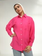 ⁦شميز كتان ياقوت⁩ - الصورة ⁦2⁩