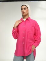 ⁦شميز كتان ياقوت⁩ - الصورة ⁦3⁩