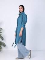 ⁦شميز كتان طويل ماجيك⁩ - الصورة ⁦15⁩