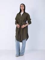 ⁦شميز كتان طويل ماجيك⁩ - الصورة ⁦8⁩