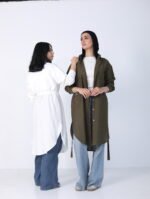 ⁦شميز كتان طويل ماجيك⁩ - الصورة ⁦4⁩