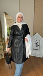 ⁦كوت جلد طويل⁩ - الصورة ⁦26⁩