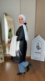 ⁦كوت جلد طويل⁩ - الصورة ⁦22⁩