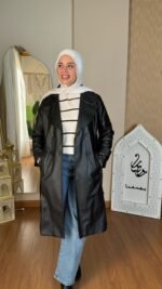 ⁦كوت جلد طويل⁩ - الصورة ⁦18⁩