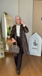 ⁦كوت جلد طويل⁩ - الصورة ⁦12⁩