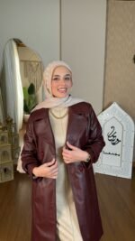 ⁦كوت جلد طويل⁩ - الصورة ⁦10⁩